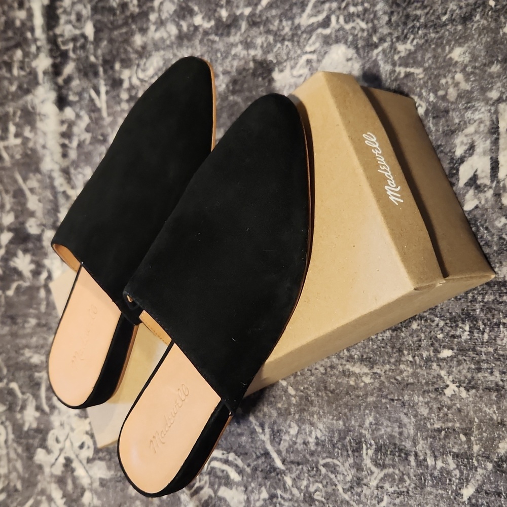 Madewell Black Suede Flats